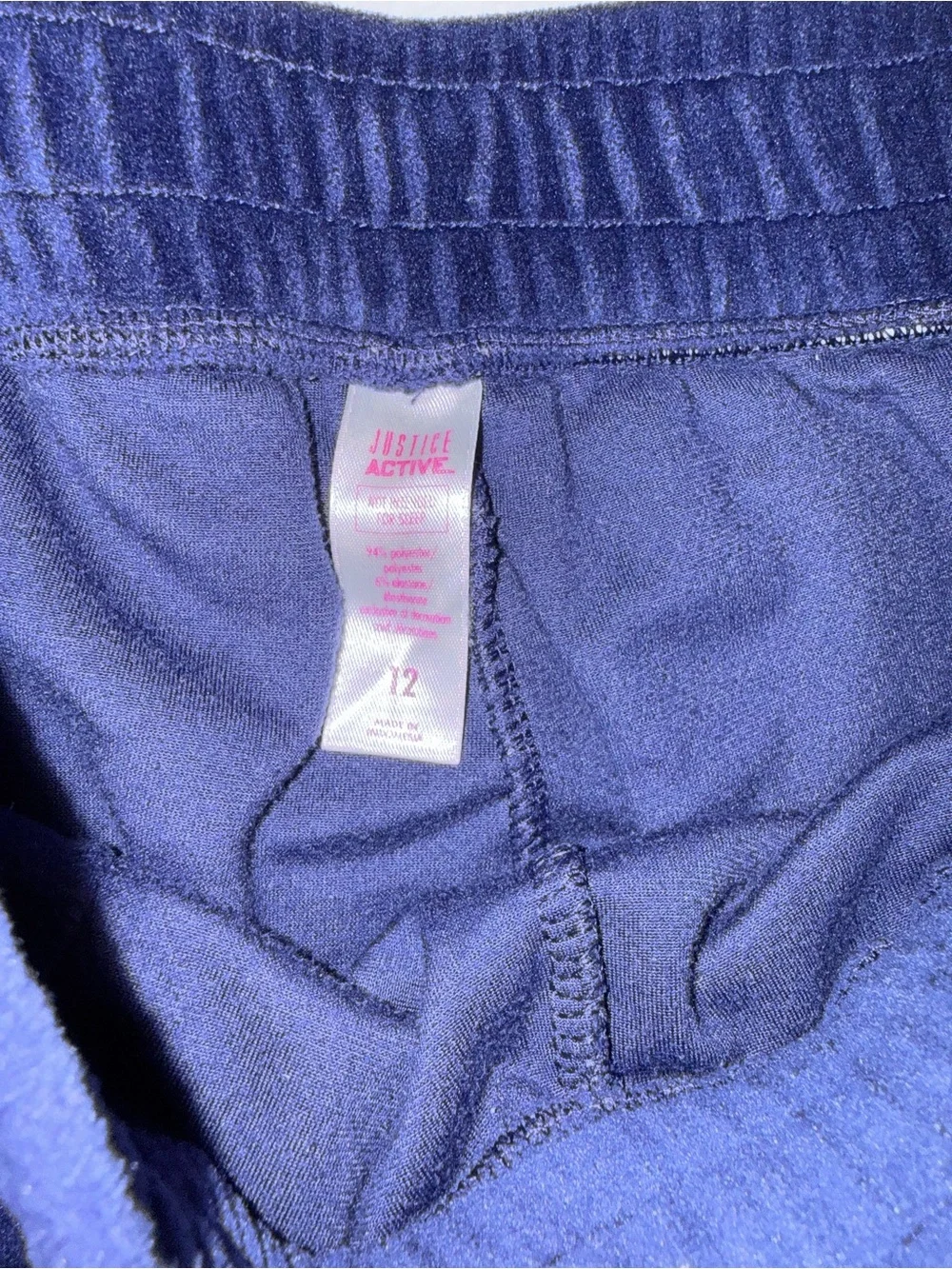 justice girls velour sport pants nwot sz 12